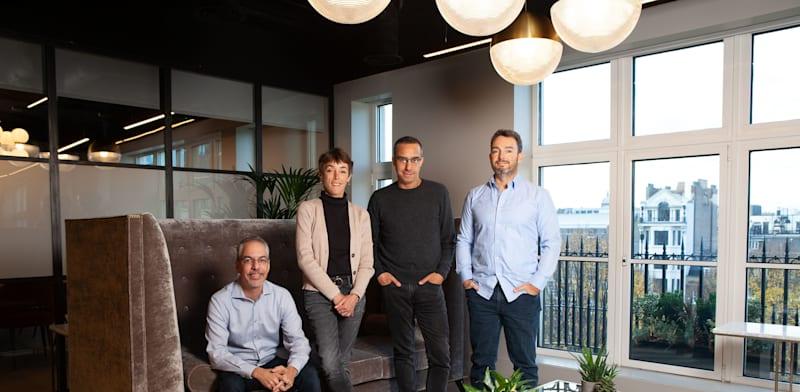 השותפים ארנון דינור, גיל גורן ויורם שניר והשותפה הבריטית לורל באודן / צילום: 83North