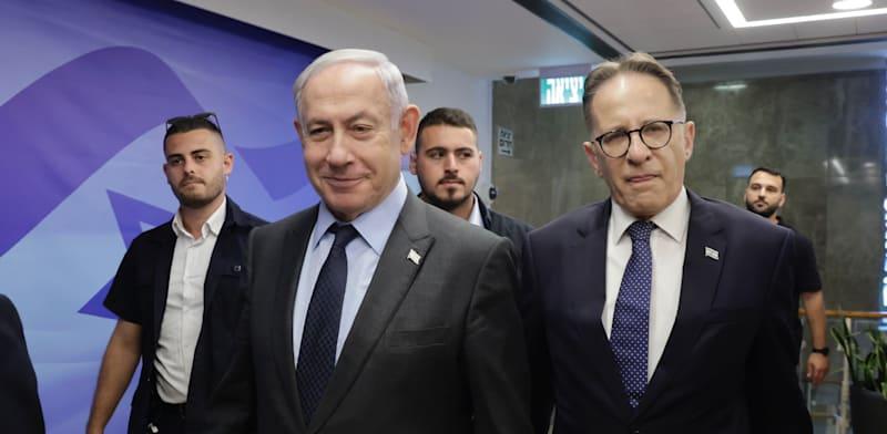 רא הממשלה בנימין נתניהו וראש הסגל צחי ברוומרמן / צילום: מארק ישראל סלם - הג'רוזלם פוסט