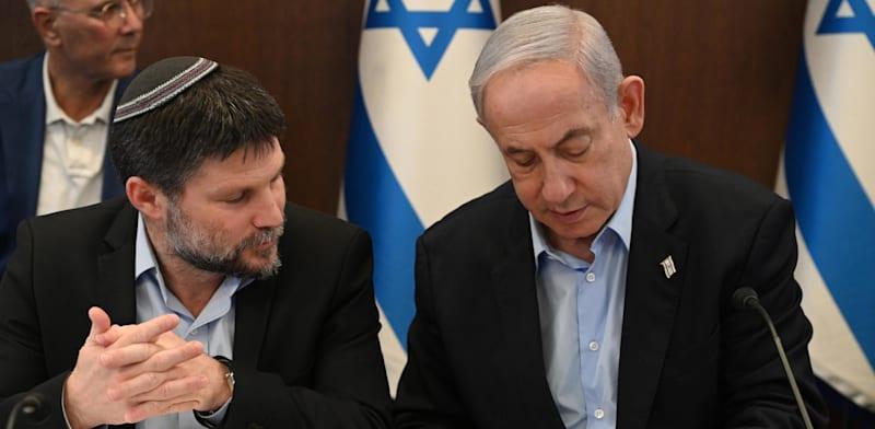 רה''מ בנימין נתניהו ושר האוצר בצלאל סמוטריץ׳ / צילום: חיים צח-לע''מ