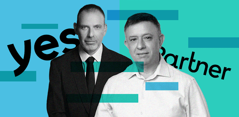  צילום: באי, מנכ''ל פרטנר, ואילן סיגל, מנכ''ל yes / צילומים: ינאי יחיאל, רמי זרנגר; עיבוד: טלי בוגדנובסקי