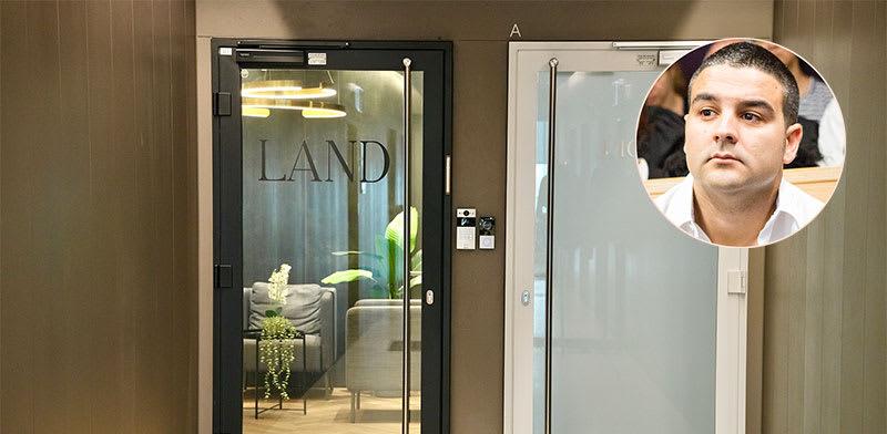 משרדי LAND. בעיגול: אורן קובי / צילום: כדיה לוי, שלומי יוסף