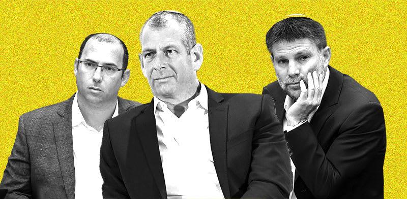 סמוטריץ', הייזלר, רוטמן / צילום: נועם מושקוביץ'/דוברות הכנסת, פוטו מרסלו אילת