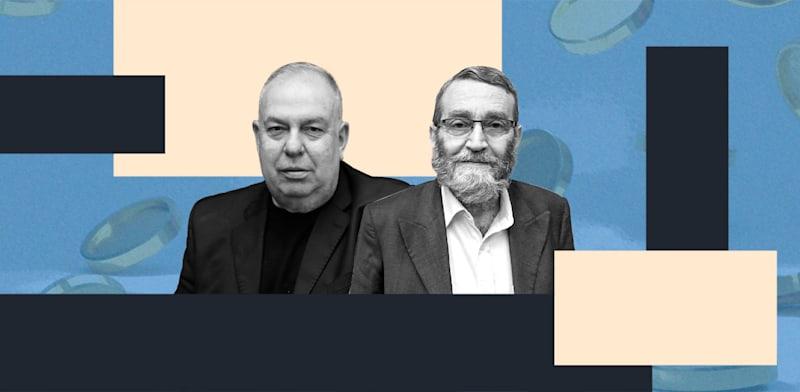 מימין: ח''כ משה גפני, יו''ר ועדת הכספים, ודובי אמיתי, יו''ר נשיאות המגזר העסקי / צילום:  איל יצהר, חן גלילי