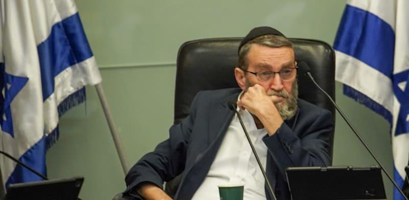 ח''כ משה גפני ממפגלת יהדות התורה / צילום: דני שם טוב/דוברות הכנסת