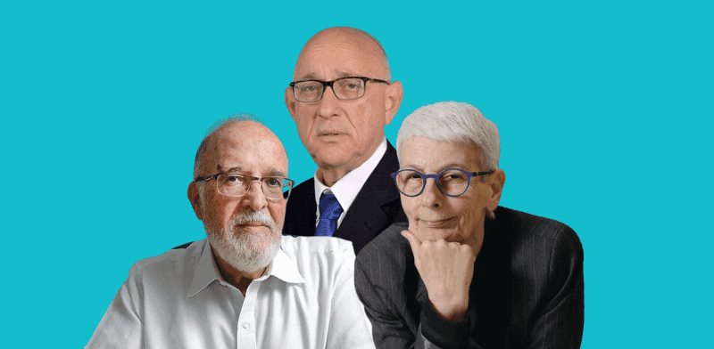 ד''ר ארנה ברי, פרופ' יעקב נגל, פרופ' יצחק בן ישראל / צילום: איל יצהר, לע''מ