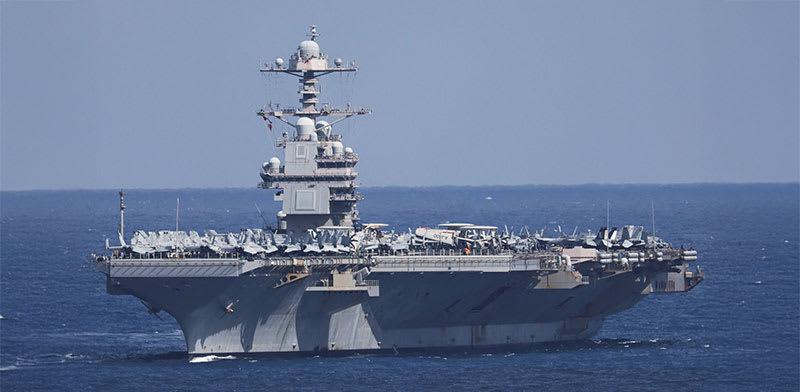 נושאת המטוסים האמריקאית פורד בדרכה לחופי ישראל / צילום: Reuters, Stelios Misinas