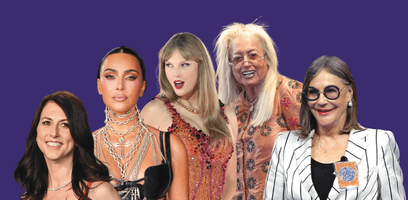 אליס וולטון, מרים אדלסון, טיילור סוויפט, קים קרדשיאן, מקנזי סקוט / צילום: ap