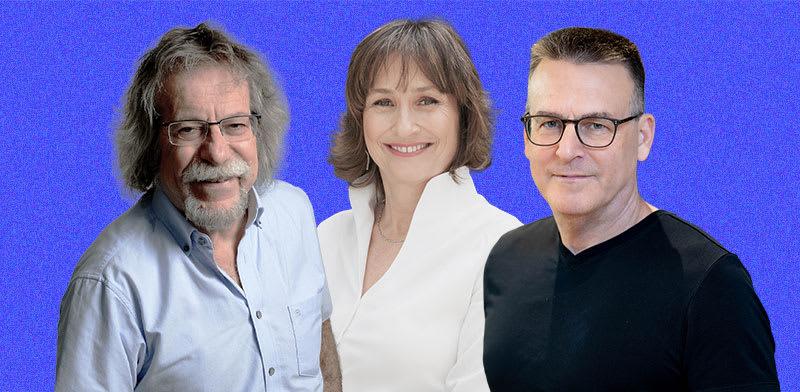 שמואל רופא, מנכ''ל ריט 1; שמואל סלבין, יו''ר וממייסדי סלע קפיטל; שרון שוופי,  יו''ר מניבים / צילום: נטי לוי, איל יצהר, נועה זני