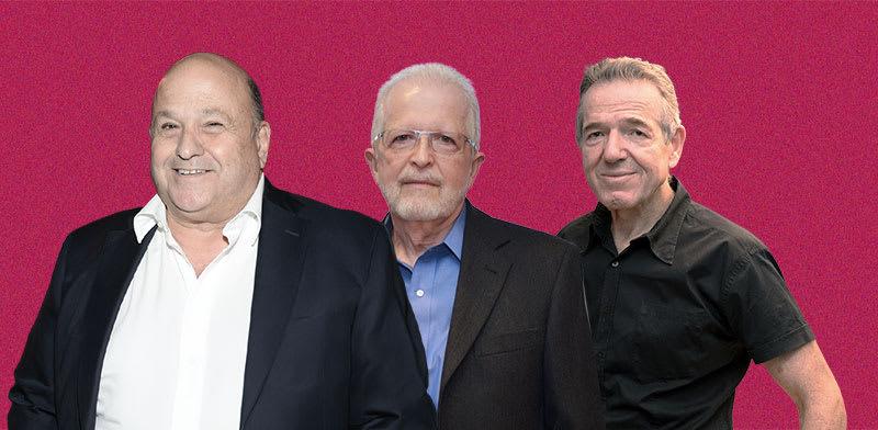 שמואל לב, אהוד שילוני, דוד פורר / צילום: כדיה לוי, תמר מצפי