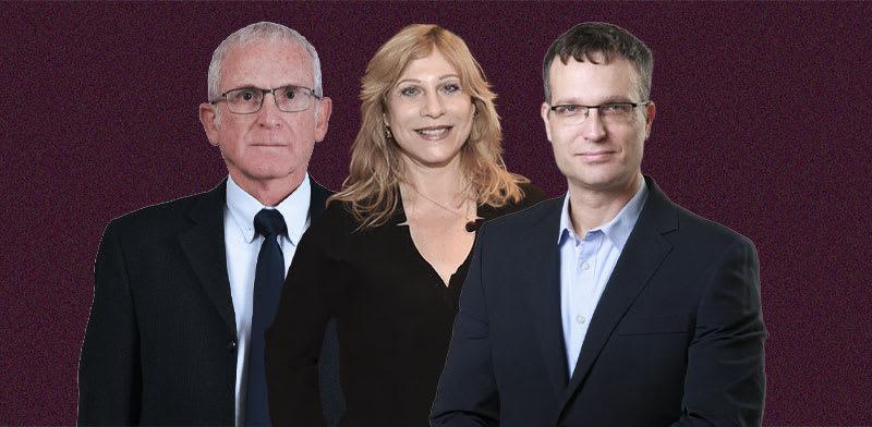 עורכי הדין אסי מסינג, שלומית ברנע-פרגו, שלמה (מומי) למברגר / צילום: יחיאל ינאי, לשכת עורכי הדין, אסף רחמים