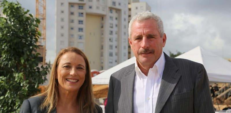 דורון אביב ודפנה הרלב / צילום: סיון פרג'