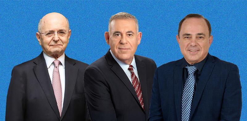 יובל שטייניץ, בועז לוי ומיכאל פדרמן / צילום: דוברות רפאל, תע''א, ענת חרמוני
