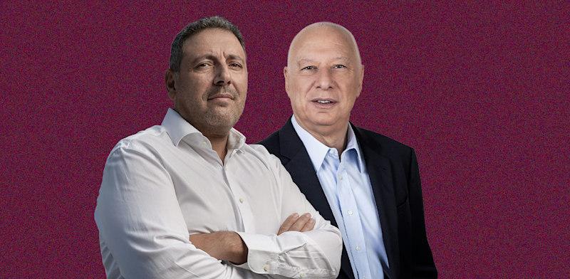 חיים כצמן וצחי אבו / צילום: אריק סולטן, יונתן בלום