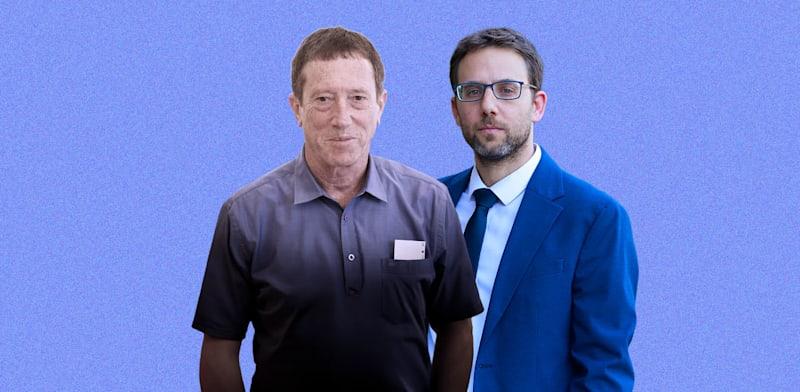שמואל אברמזון ואבי שמחון / צילום: יוסי זמיר, שלומי יוסף