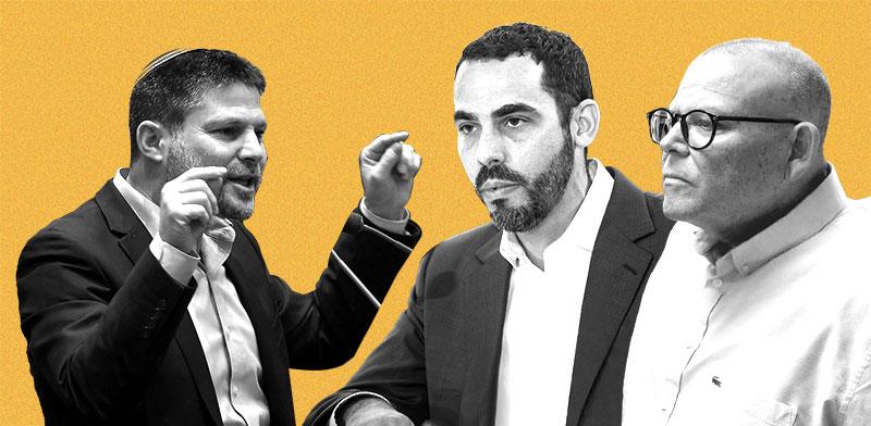  צילום: ד, גרדוס וסמוטריץ' / צילומים: דוברות ההסתדרות, עודד קרני, נועם מושקוביץ'(דוברות הכנסת), עיבוד: טלי בוגדנובסקי