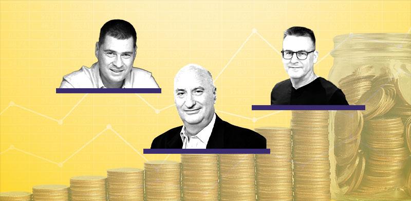 שמוליק רופא, מנכ''ל ריט1; נתן חץ, בעלי אלוני חץ; זוהר לוי, בעלי סאמיט / צילום:  נטי לוי, תמר מצפי, יח''צ