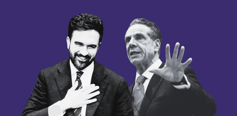 אנדרו קואומו וזוהראן ממדאני. מי ינצח בבחירות בניו יורק? / צילום: AP, Frank Franklin