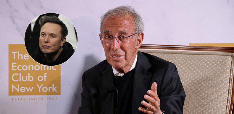 רון בארון. בעיגול: אילון מאסק / צילום: רויטרס, AP רון בארון. בעיגול: אילון מאסק / צילום: רויטרס, AP