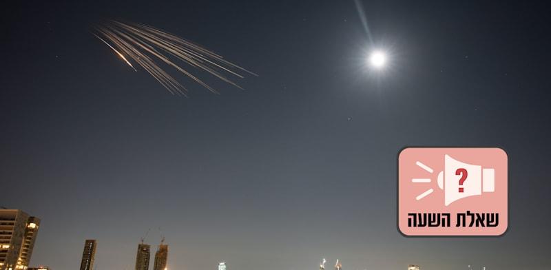 פצצות המצרר מתפזרות בשמי ישראל / צילום: ap, Ohad Zwigenberg פצצות המצרר מתפזרות בשמי ישראל / צילום: ap, Ohad Zwigenberg