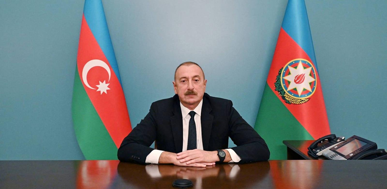 נשיא אזרבייג'ן אילהם אלייב / צילום: Reuters, Handout נשיא אזרבייג'ן אילהם אלייב / צילום: Reuters, Handout