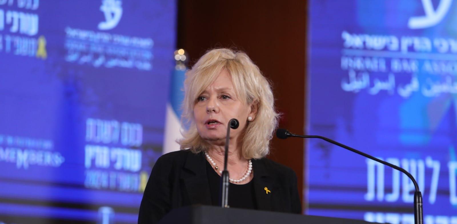 היועמ''שית גלי בהרב-מיארה בכנס לשכת עורכי הדין באילת, היום (ב') / צילום: דוברות לשכת עורכי הדין היועמ''שית גלי בהרב-מיארה בכנס לשכת עורכי הדין באילת, היום (ב') / צילום: דוברות לשכת עורכי הדין