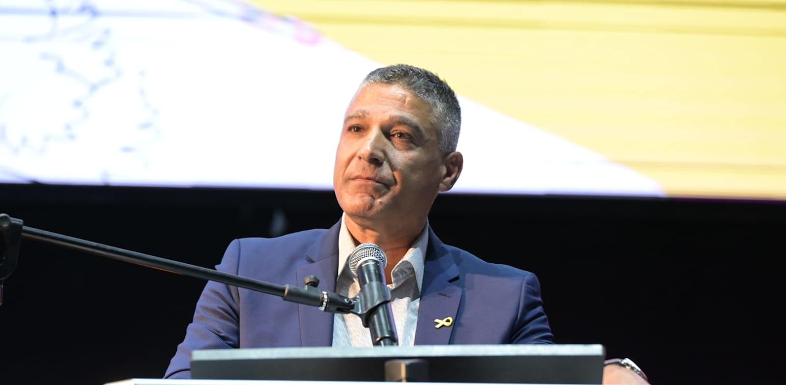 משה לארי, מנכ''ל בנק מזרחי טפחות, בוועידת הנדל''ן של מזרחי טפחות / צילום: תמר מצפי משה לארי, מנכ''ל בנק מזרחי טפחות, בוועידת הנדל''ן של מזרחי טפחות / צילום: תמר מצפי