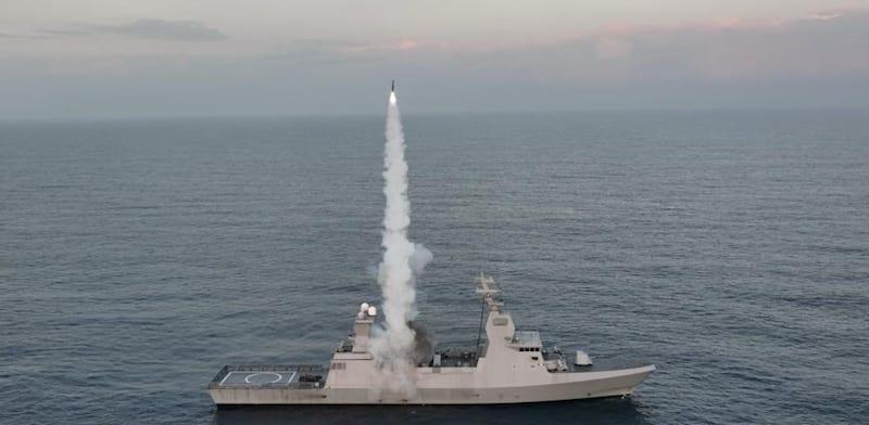 יירוטים של כיפת מגן מספינת סער 6 / צילום: תע''א יירוטים של כיפת מגן מספינת סער 6 / צילום: תע''א