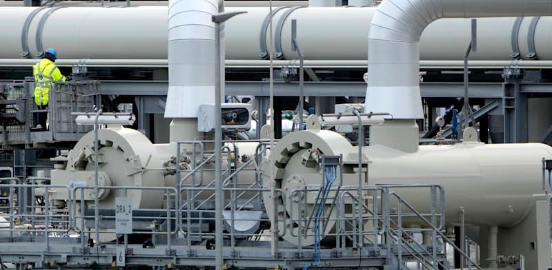 המתקנים היבשתיים של צינור הגז נורד סטרים 2 בגרמניה / צילום: ap, Michael Sohn המתקנים היבשתיים של צינור הגז נורד סטרים 2 בגרמניה / צילום: ap, Michael Sohn