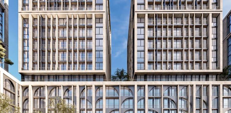 פרויקט כורש ירושלים מסחר ומגורים קבוצת בית ירושלמי / צילום: פרוס אדריכלים פרויקט כורש ירושלים מסחר ומגורים קבוצת בית ירושלמי / צילום: פרוס אדריכלים