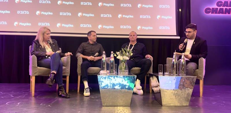 לורה קרן, SVP Marketing פלייטיקה; רן גשרי, סמנכ''ל עסקי טאבולה; ומתי יהב, סמנכ''ל שיווק פייבר; בפאנל בהנחיית נבו טרבלסי בוועידת ישראל לעסקים של גלובס / צילום: כדיה לוי לורה קרן, SVP Marketing פלייטיקה; רן גשרי, סמנכ''ל עסקי טאבולה; ומתי יהב, סמנכ''ל שיווק פייבר; בפאנל בהנחיית נבו טרבלסי בוועידת ישראל לעסקים של גלובס / צילום: כדיה לוי