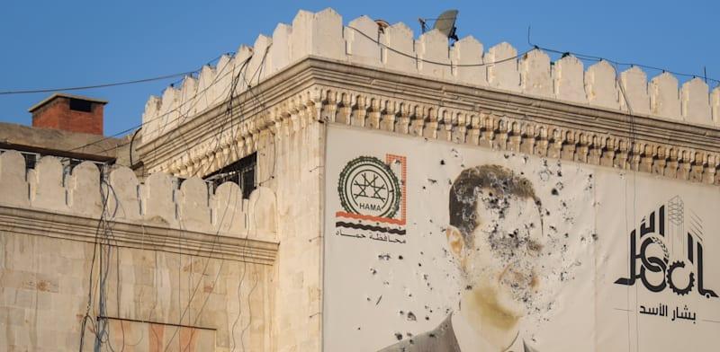 בניין ממשל בעיר חמה, מוקדם יותר השבוע / צילום: ap, Omar Albam בניין ממשל בעיר חמה, מוקדם יותר השבוע / צילום: ap, Omar Albam