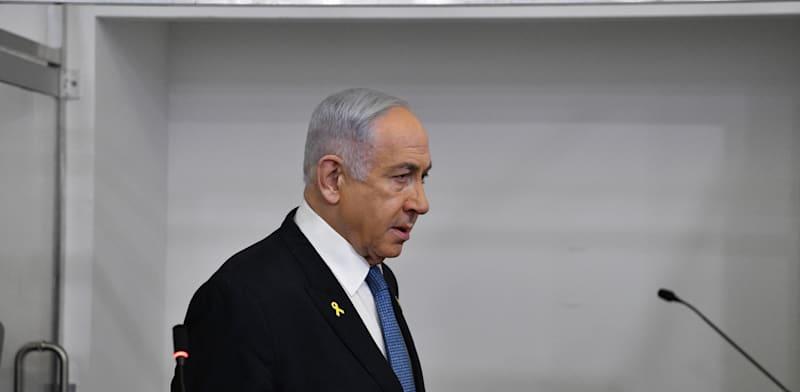 ראש הממשלה בנימין נתניהו מעיד בבית המשפט המחוזי בתל אביב, דצמבר 2024 / צילום: ראובן קסטרו - פול וואלה ראש הממשלה בנימין נתניהו מעיד בבית המשפט המחוזי בתל אביב, דצמבר 2024 / צילום: ראובן קסטרו - פול וואלה