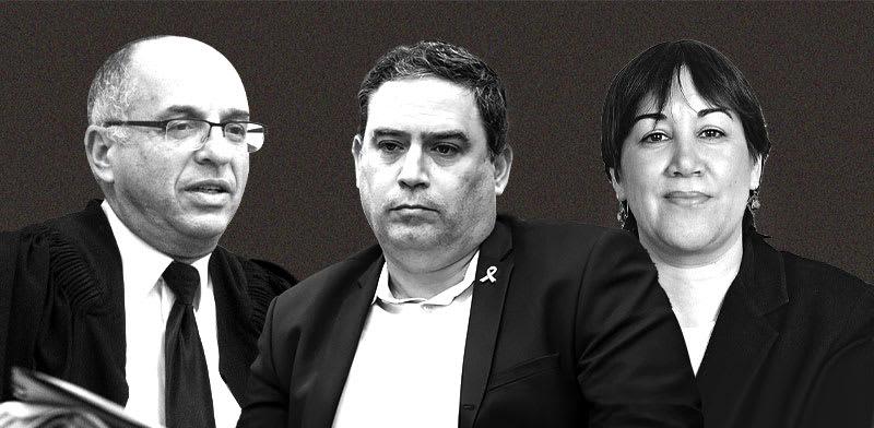 השופטת גילה כנפי-שטייניץ, ראש לשכת עורכי הדין עמית בכר והשופט נעם סולברג / צילום: דוברות לשכת עורכי הדין, דוברות הכנסת, רפי קוץ השופטת גילה כנפי-שטייניץ, ראש לשכת עורכי הדין עמית בכר והשופט נעם סולברג / צילום: דוברות לשכת עורכי הדין, דוברות הכנסת, רפי קוץ