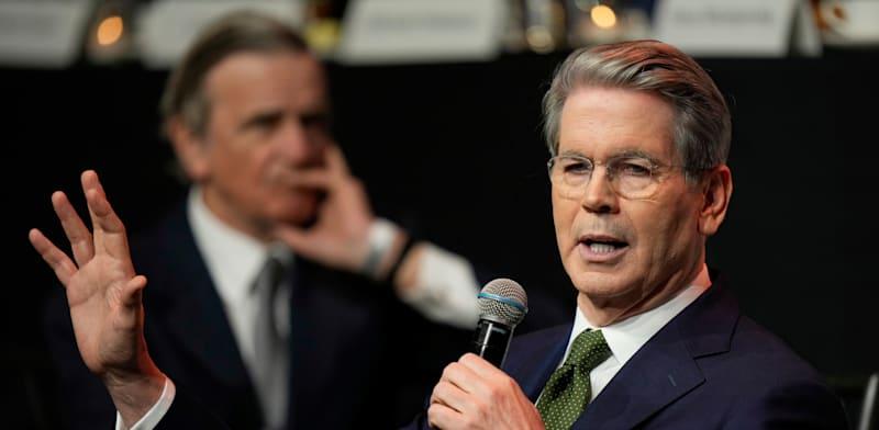 שר האוצר האמריקאי, סקוט בסנט / צילום: ap, Seth Wenig שר האוצר האמריקאי, סקוט בסנט / צילום: ap, Seth Wenig