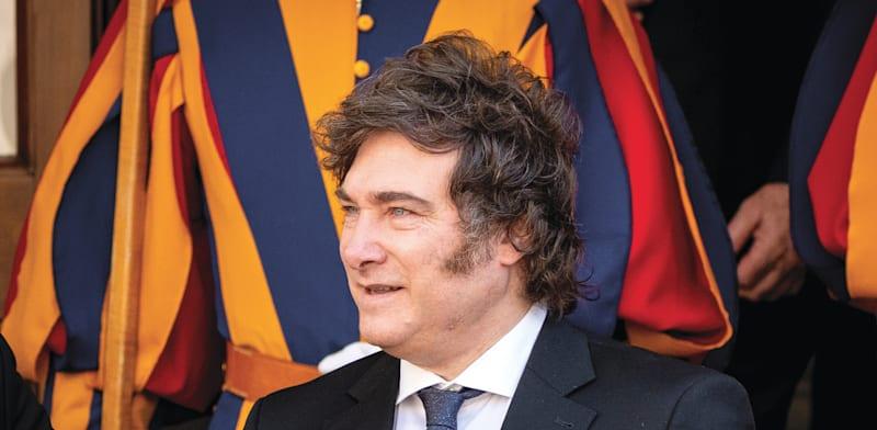 נשיא ארגנטינה חאבייר מיליי / צילום: Reuters, Stefano Costantino / SOPA Images נשיא ארגנטינה חאבייר מיליי / צילום: Reuters, Stefano Costantino / SOPA Images