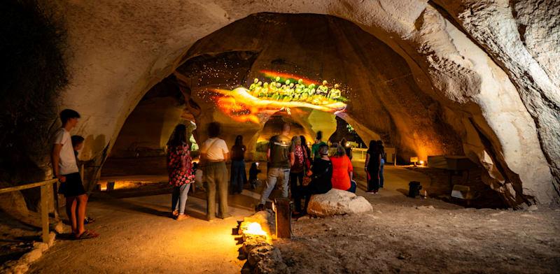 היצירה ''נארי'' בבית גוברין / צילום: דניאל אסולין היצירה ''נארי'' בבית גוברין / צילום: דניאל אסולין