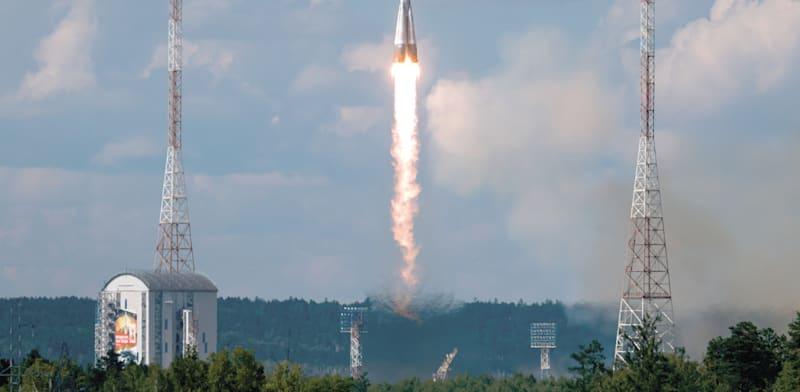 השיגור של הלוויין האיראני ברוסיה / צילום: Reuters, Roscosmos/Ivan Timoshenko השיגור של הלוויין האיראני ברוסיה / צילום: Reuters, Roscosmos/Ivan Timoshenko