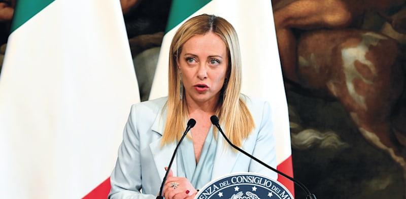 ג'ורג'יה מלוני, ראשת ממשלת איטליה / צילום: Reuters, Domenico Cippitelli ג'ורג'יה מלוני, ראשת ממשלת איטליה / צילום: Reuters, Domenico Cippitelli