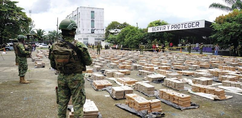 21 טונות של קוקאין שנתפסו באקוודור בינואר אשתקד / צילום: Reuters, IMAGO/API 21 טונות של קוקאין שנתפסו באקוודור בינואר אשתקד / צילום: Reuters, IMAGO/API