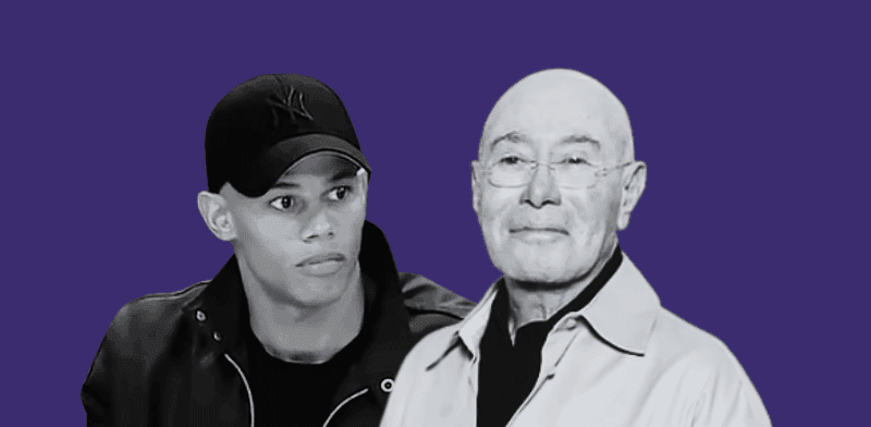 דייוויד גפן ודונובן מייקלס / צילום: צילום מסך מתוך יוטיוב דייוויד גפן ודונובן מייקלס / צילום: צילום מסך מתוך יוטיוב