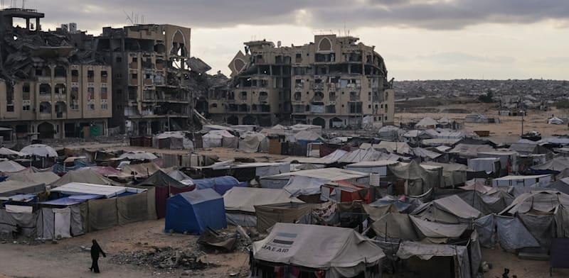 חאן יונס שברצועת עזה / צילום: ap, Jehad Alshrafi חאן יונס שברצועת עזה / צילום: ap, Jehad Alshrafi