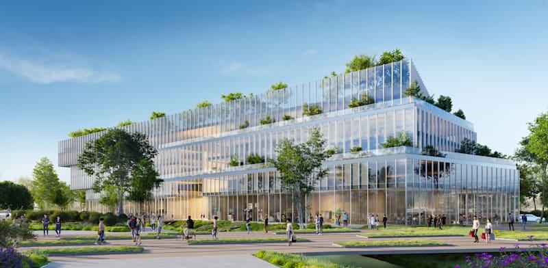 צילום: ת המרכז החדש של אנבידיה בבאר שבע / הדמיה: משה צור אדריכלים צילום: ת המרכז החדש של אנבידיה בבאר שבע / הדמיה: משה צור אדריכלים