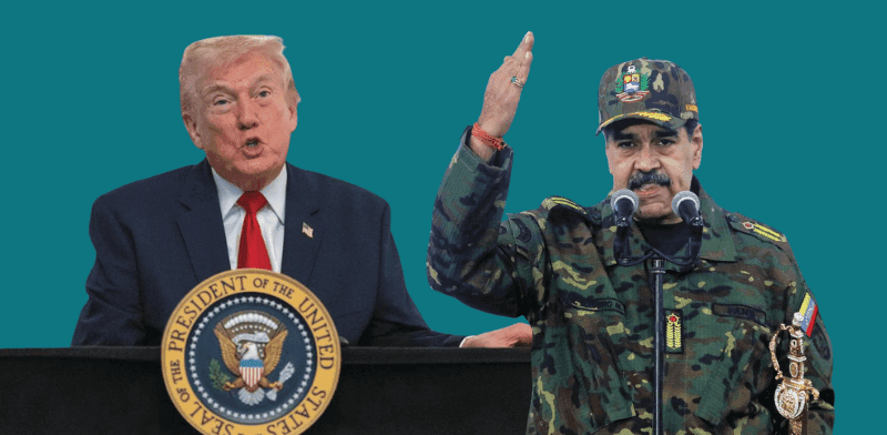 נשיא ונצואלה ניקולס מדורו ונשיא ארה''ב דונלד טראמפ / צילום: AP - ניקולס מדורו נשיא ונצואלה ניקולס מדורו ונשיא ארה''ב דונלד טראמפ / צילום: AP - ניקולס מדורו